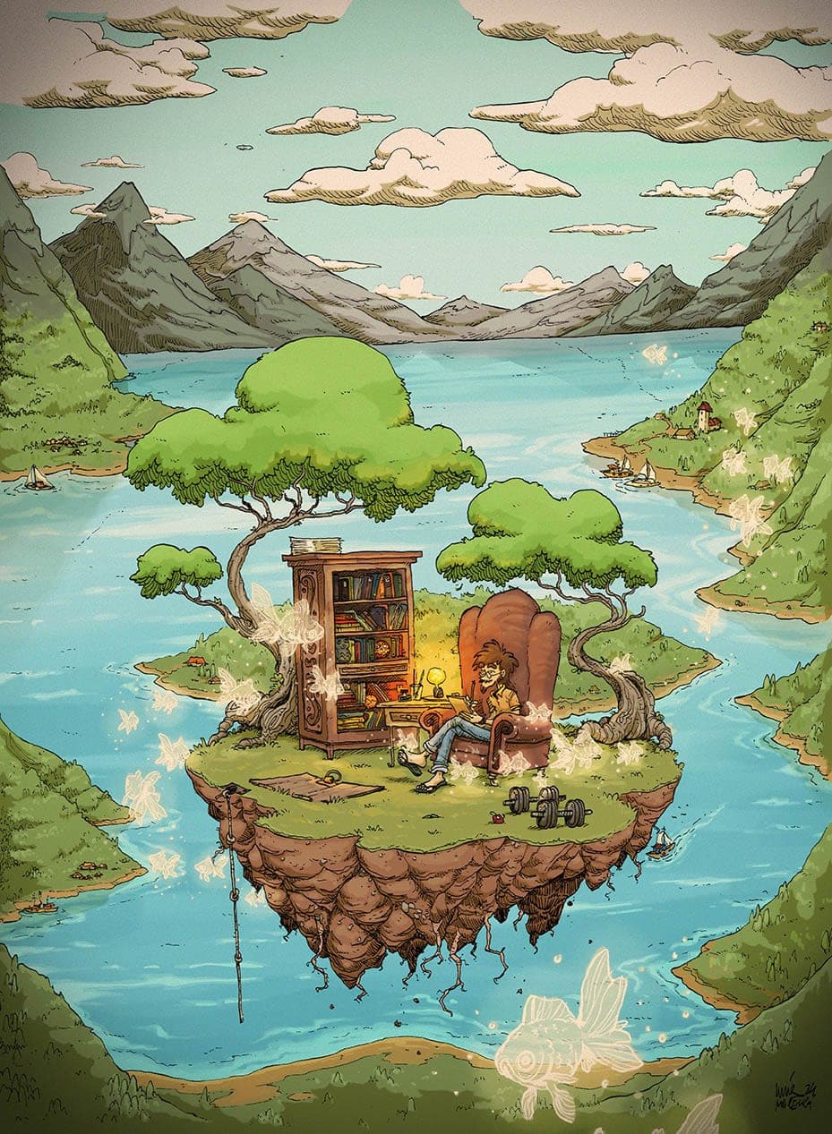Mix Media: My Oasis (1 of 6)