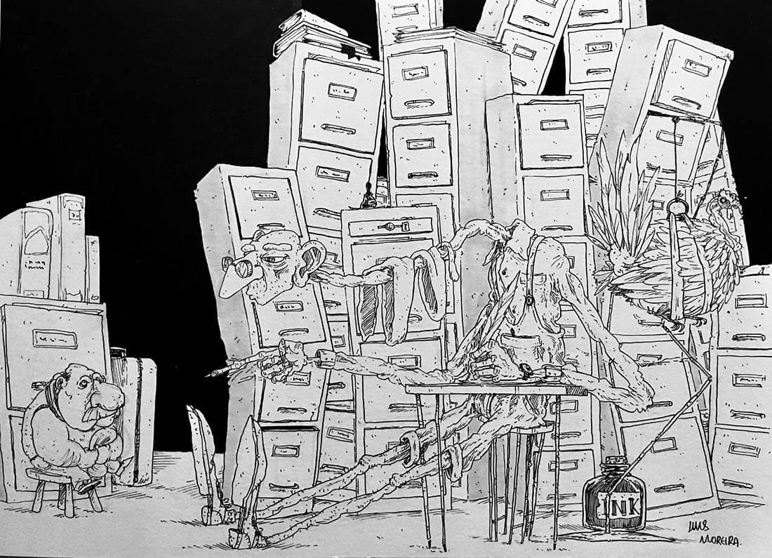 Nib Inking: The Diver (3 of 9)