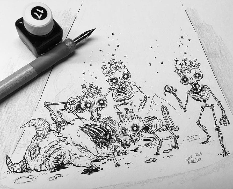 Nib Inking: The Diver (6 of 9)
